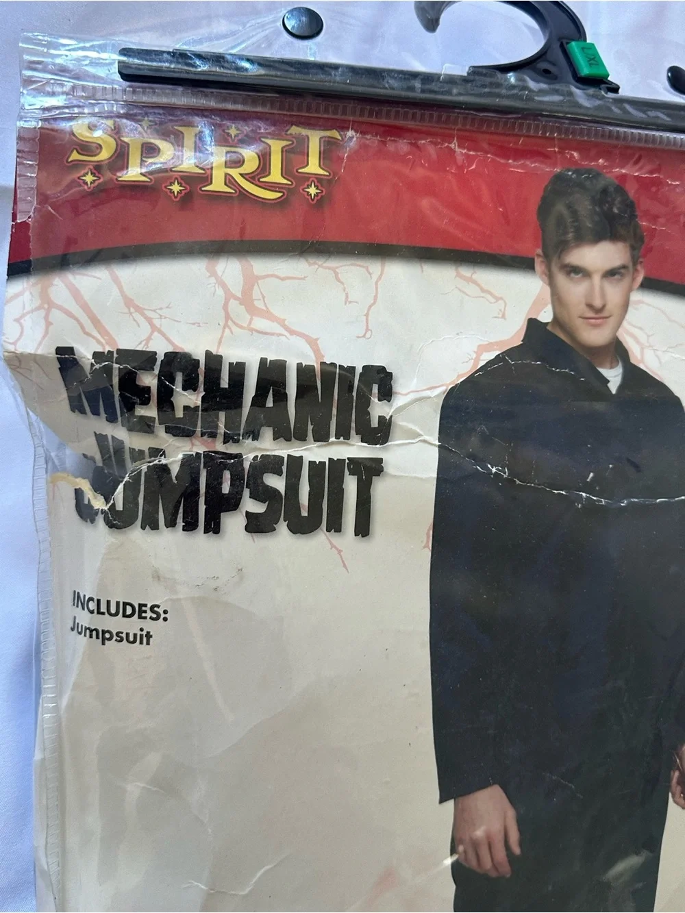 Spirit Halloween Mechanic Navy Blue Jumpsuit Adult Size Large / XL - Picture 2 of 6